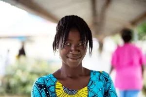 A picture of Emma, a former TB patient at KGH