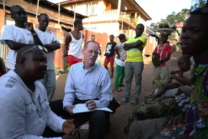 Paul Farmer with Ebola Survivor