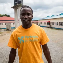 Mark Dumbuya at Koidu Government Hospital