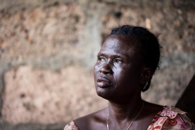 Portrait of a woman who survived Cholera
