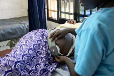 The fetal monitoring technology Janitri enhances maternal care by providing continuous, real-time monitoring of the fetal heart rate during labor.