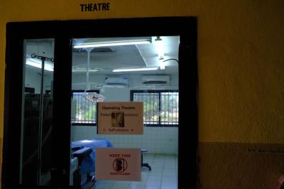 Doorway to the theatre