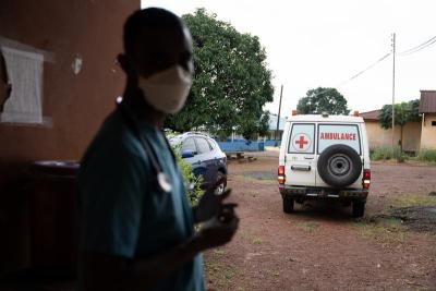 The single ambulance at Lakka Government Hospital