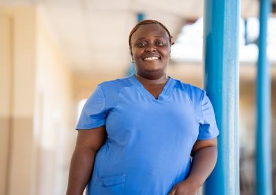 Francess Kamara, senior midwife mentor for PIH Sierra Leone. 